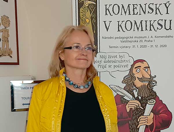 Markéta Pánková, ředitelka Národního pedagogického muzea a knihovny J. A. Komenského v Praze.