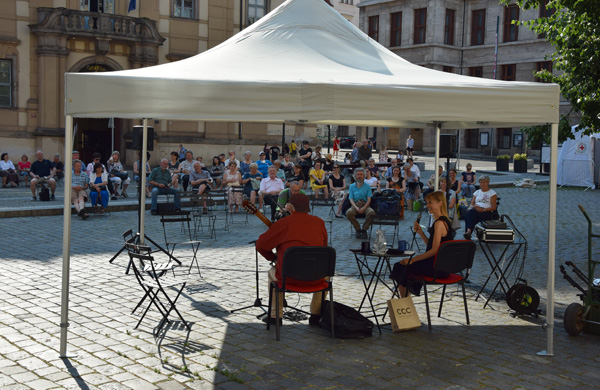 Z akce Setkání s hudební osobností – Štěpánem Rakem (foto Michael Fiala)