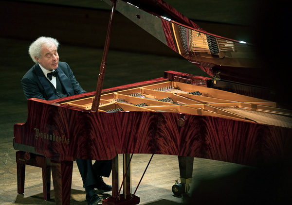 Rezidenční umělec letošního festivalu Sir András Schiff (foto L. Beck)