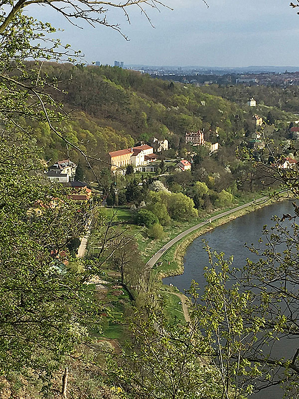 Troja – Zámky, pohled z Bohnic