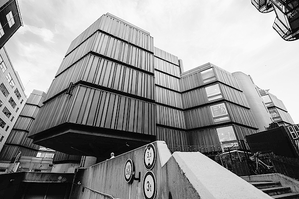 Obchodní dům Kotva, brutalistická architektura, vycházka 7. 1. (foto Stefan Letko)