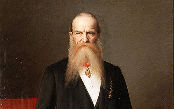 Josef Hlávka na portrétu z roku 1895 od Václava Brožíka