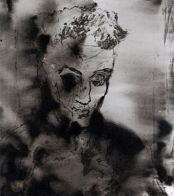 Egon Schiele akryl plátno (zdroj: Patrik Hábl, foto Jan Slavík)