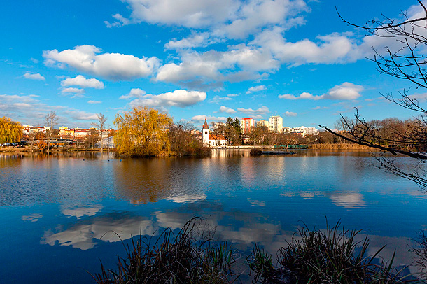 Hamerský rybník, vycházka 11. 4. (zdroj: Mapy.com, foto Gabriela Uhrová)